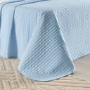 Ver imagem 4 de Kit Cobre Leito Colcha Marley Casal Dupla Face - Ceu