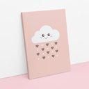 Ver imagem 2 de Quadro Decorativo Infantil Feminino -amor com Corações