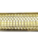 Ver imagem 5 de Bandeja com Espelho em Metal Dourado Decorativa 24x13cm