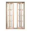 Ver imagem 4 de Porta Balcão de Correr Padrão Cedro Diagonal Reto Bat.14 Cm- 2.15 (a) X 1.20 (l)