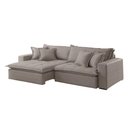 Ver imagem 4 de Sofá Zen Linho 02 Módulos 120 Cm B25 Meu Sofá Online A230 Linho Cinza