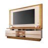 Estante Tv 70'' Palazzo Carvalho Intense / Off White - 1