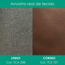 Ver imagem 4 de Cabeceira Casal 140 cm Malu com Frame Linho Tca 208 Corino Tcs 721 Peer