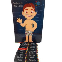 Jogo do Corpo Humano Aprendendo e Brincando para Autistas - Meninos II - 1