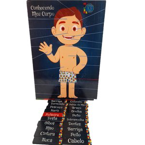 Jogo do Corpo Humano Aprendendo e Brincando para Autistas - Meninos II