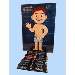 Jogo do Corpo Humano Aprendendo e Brincando para Autistas - Meninos II - 5