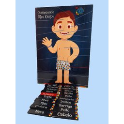 Jogo do Corpo Humano Aprendendo e Brincando para Autistas - Meninos II - 3