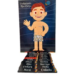 Jogo do Corpo Humano Aprendendo e Brincando para Autistas - Meninos II - 4