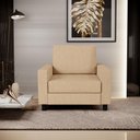 Ver mais imagens de Kit 02 Poltronas Malta Linho Bege Escuro