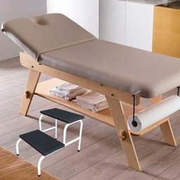 Escada Clínica de 2 Degraus Esmaltada Branca Piso em Mdf com Antiderrapante - 3