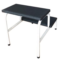 Escada Clínica de 2 Degraus Esmaltada Branca Piso em Mdf com Antiderrapante - 8