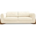 Ver imagem 4 de Sofa Jolie 2 Lugares 160cm Pes Boomerang Linho 211 Perola Ezz Perola
