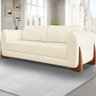 Sofa Jolie 2 Lugares 160cm Pes Boomerang Linho 211 Perola Ezz Perola - 2