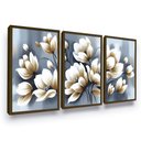 Ver imagem 1 de Quadro com Moldura para Sala Quarto Sala de Estar Flores