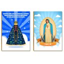 Ver imagem 1 de Kit 2 Placas MDF Placa Religiosa Nossa Senhora e Oração FE28