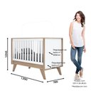 Ver imagem 6 de Berço Mini Cama Henn Confete I23-190 Branco/Jequitibá HP SE