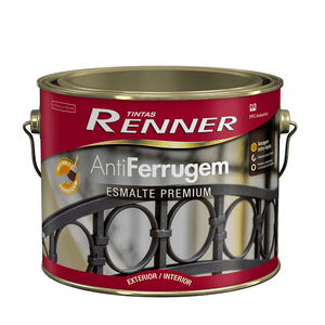Tinta Esmalte Antiferrugem 2,1l Brilhante Branco / Base Pastel Renner Unico