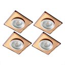 Ver imagem 1 de 4 Spot Embutir Cristal Espelhado Rose Quadrado Mr16 Lup64