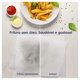 Fritadeira Elétrica Airfryer Electrolux Efficient 3,2l Eaf10 Preta por Rita Lobo 127v - 7
