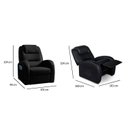Ver imagem 4 de Poltrona do Papai Reclinável Madri Bangkok Two Way Courano Preto - Probel
