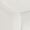 Ver imagem 4 de Sofá 3 Lugares Luxo Recepção Escritório Sala de Estar e Tv Veneza 180cm Bouclé Branco- Mabe Magazine