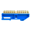 Ver imagem 4 de Kit Barramento 1 Neutro 1 Terra 12 Furos Trilho Din