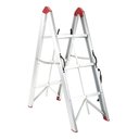 Ver imagem 1 de Escada Dobrável Ultracompacta de Alumínio com 6 Degraus