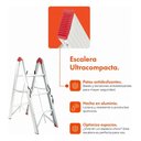 Ver imagem 3 de Escada Dobrável Ultracompacta de Alumínio com 6 Degraus