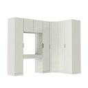 Ver imagem 3 de Guarda-Roupa Planejado de Canto Obliquo 6 Peças 7 Portas Orion CabeCasa MadeiraOriginals Bege/Aveia/Linho