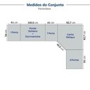 Ver imagem 5 de Guarda-Roupa Planejado de Canto Obliquo 6 Peças 7 Portas Orion CabeCasa MadeiraOriginals Bege/Aveia/Linho