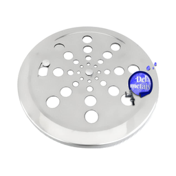 Tampa Ralo Grelha Redonda 10x10cm Inox Função Abre/fecha Cor:cromado Del Metais - 3