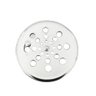 Tampa Ralo Grelha Redonda 10x10cm Inox Função Abre/fecha Cor:cromado Del Metais - 1
