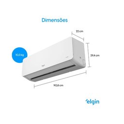Ar Condicionado High Wall Eco Dream Inverter Quente e Frio Wi-fi Elgin 18000 Btu/h 220v - 2