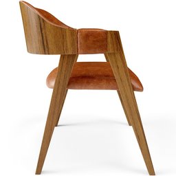 Mesa de Jantar Redonda Cora 120cm Off White M04 com 04 Cadeiras Living Suran Couríssimo Camel - Lyam - 8