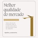 Ver imagem 7 de Torneira de Banheiro Berlim Dourada Alta Quente e Frio Goldenx