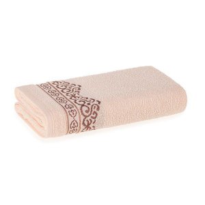 Toalha de Rosto Fio Cardado Mayan - Salmão/ferrugem