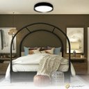 Ver imagem 3 de Plafon New Space Redondo Sobrepor Led Multicor 32w Ø38cm Preto Bivolt