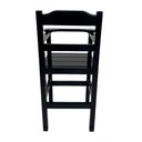 Ver imagem 5 de Cadeira de Papinha para Bebê com Trava Fixa em Madeira Maciça - Preto