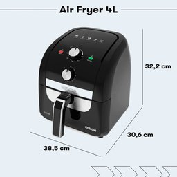 Fritadeira Elétrica sem Óleo Air Fryer Itatiaia 4l 1500w 220v - 5