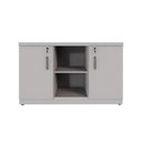 Ver imagem 2 de Armário Escritório 120cm X 45cm C/ 2 Portas 3 Prateleiras F5