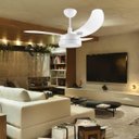 Ver imagem 1 de Ventilador Teto Silencioso Led Branco - Branco - 110/127v