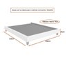 Cama Japonesa com Cabeceira Yun Corea King Boucle Off White - Sallar Home - 2