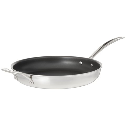 Cuisinart Frigideira Antiaderente Inox 12" com Alça Auxiliar