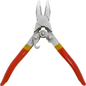 Alicate Universal Dupla Força 20cm Emborrachado com Trava de Segurança