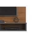 Ver imagem 4 de Painel Quarto P/ Tv até 60 Polegadas Bento Ripado C/ Prateleiras 190x107cm Cedro/bali - Dj Móveis