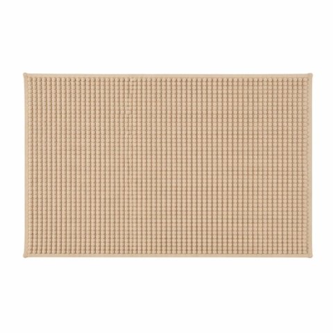 Tapete para Banheiro Bolinha Antiderrapante 38x58cm - Bege