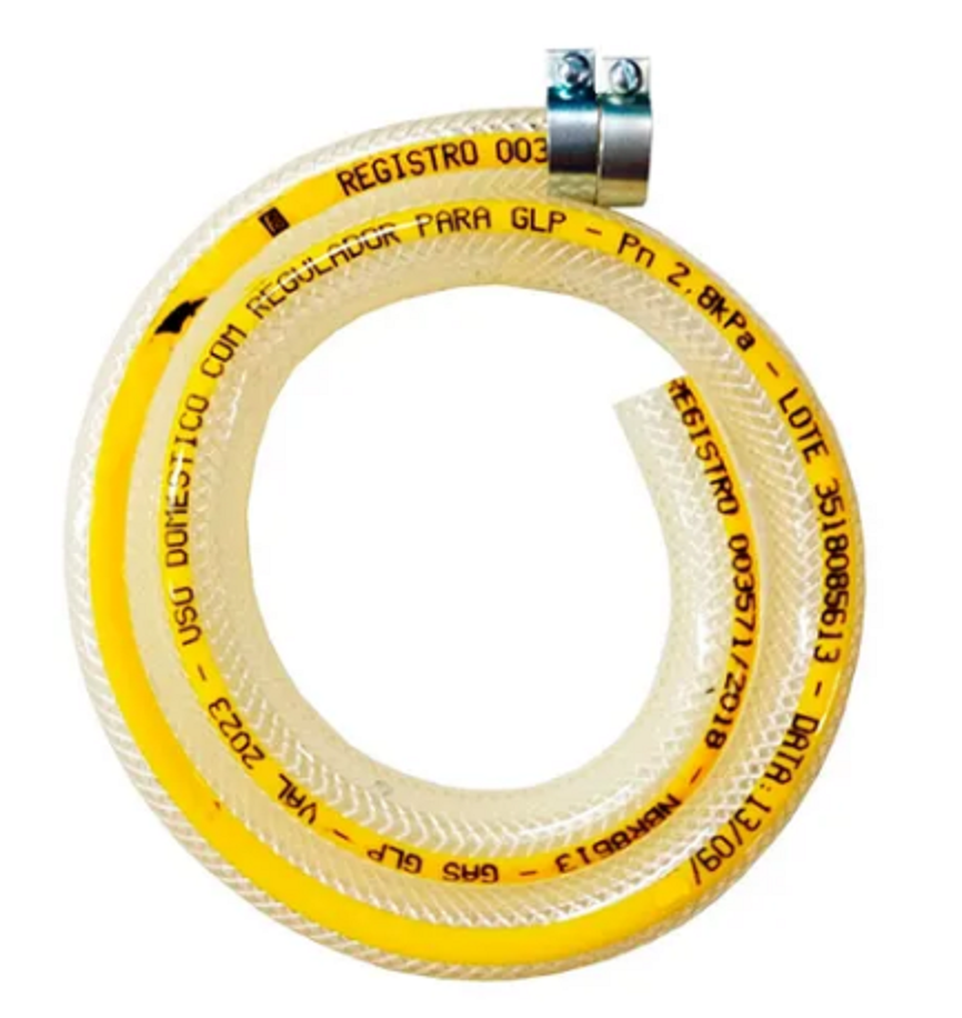 regulador registro 5kg fogão forno aliança 506/38 mang 3mts - 5