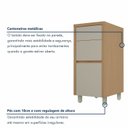 Ver mais imagens de Balcão 3 Gavetas Condessa 40cm 100% MDF Cinza/Carvalho Greige