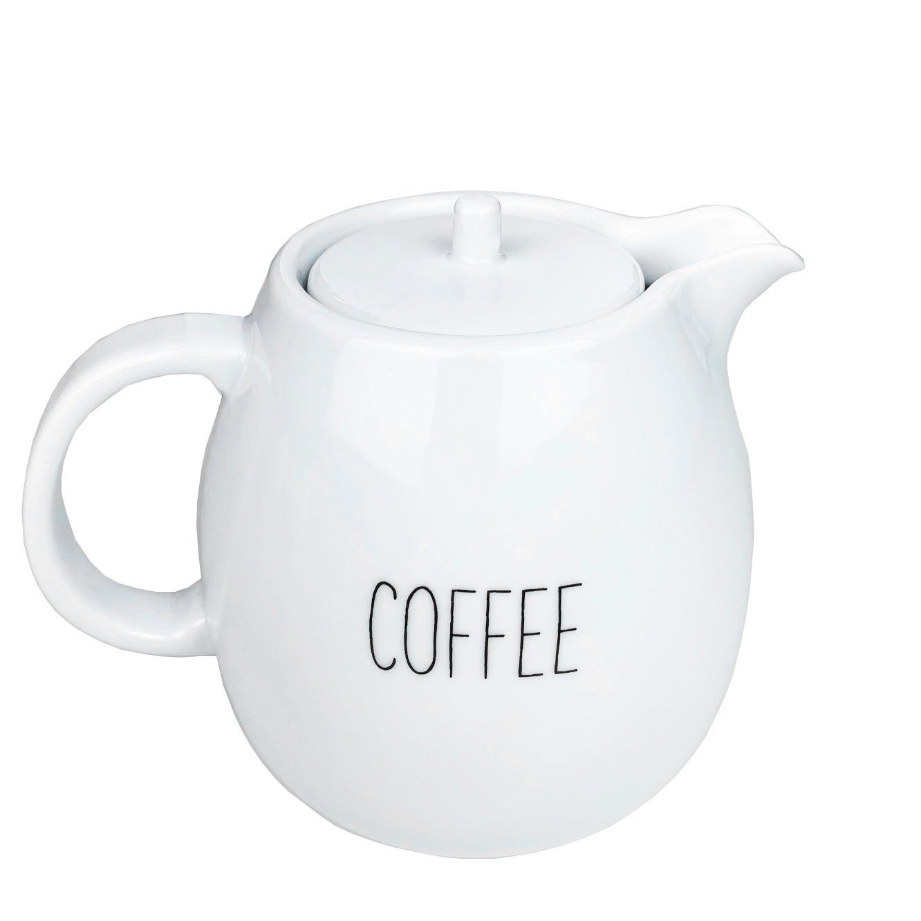 Jogo de Chá Coffee c/ 5 Peças em Porcelana, Coleção Exclusiva Lettering - 2