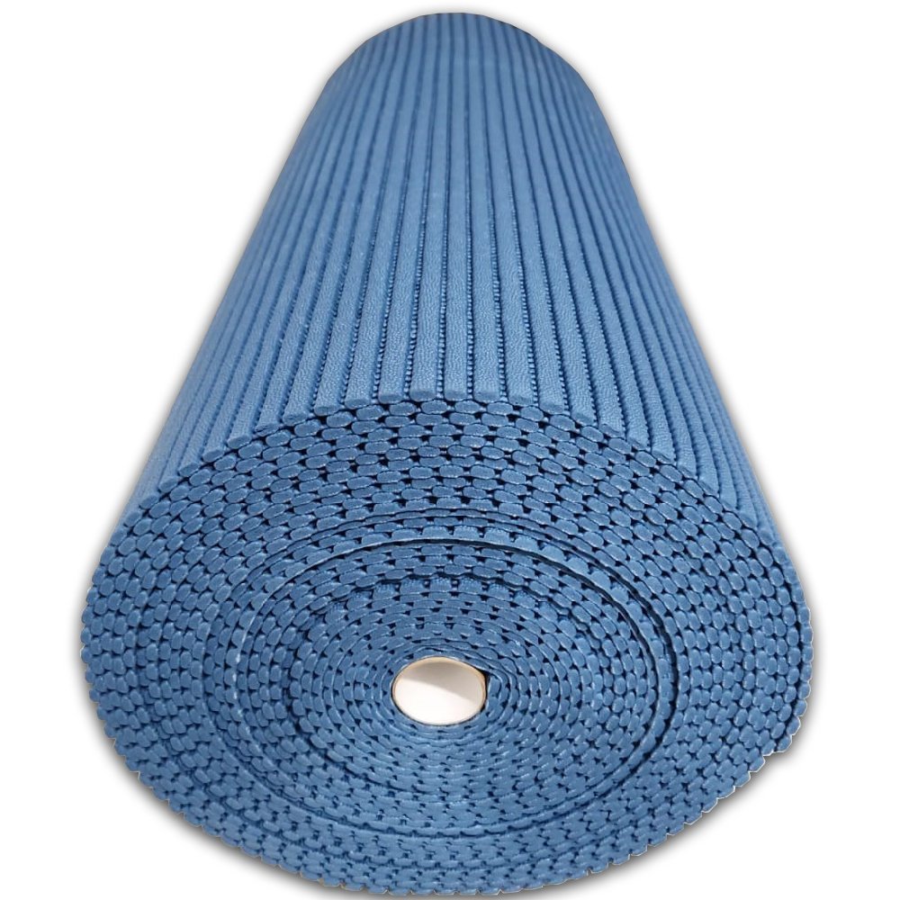 Tapete Passadeira Emborrachada Pvc Antiderrapante 0,65x4,00m Duna Azul - 7